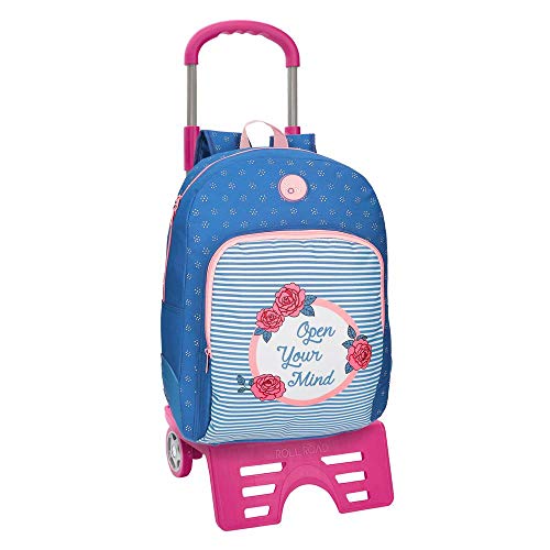ROLL ROAD Rose Mochila escolar 44 cm con carro