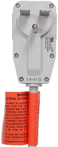 Close-up of the Koldfront WAC18001W power cord with LCDI plug