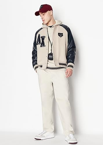 Armani Exchange Men's 90s Fit Loose Cotton Twill Pant2