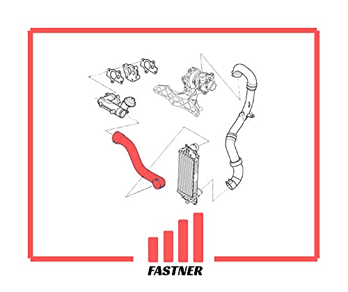 Compatible con Mini Tubo Manguito Intercooler Aire Turbo One D 1.4 D (2003-2006) 11617788768, 1161-7788768