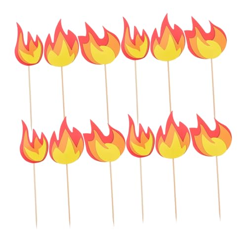 HONITANO 10 Piezas Decoraciones para Tartas con Tema de Camión de Bomberos Pack de Unidades Realistas para Fiestas Infantiles y Cumpleaños Accesorios Versátiles para Eventos Temáticos