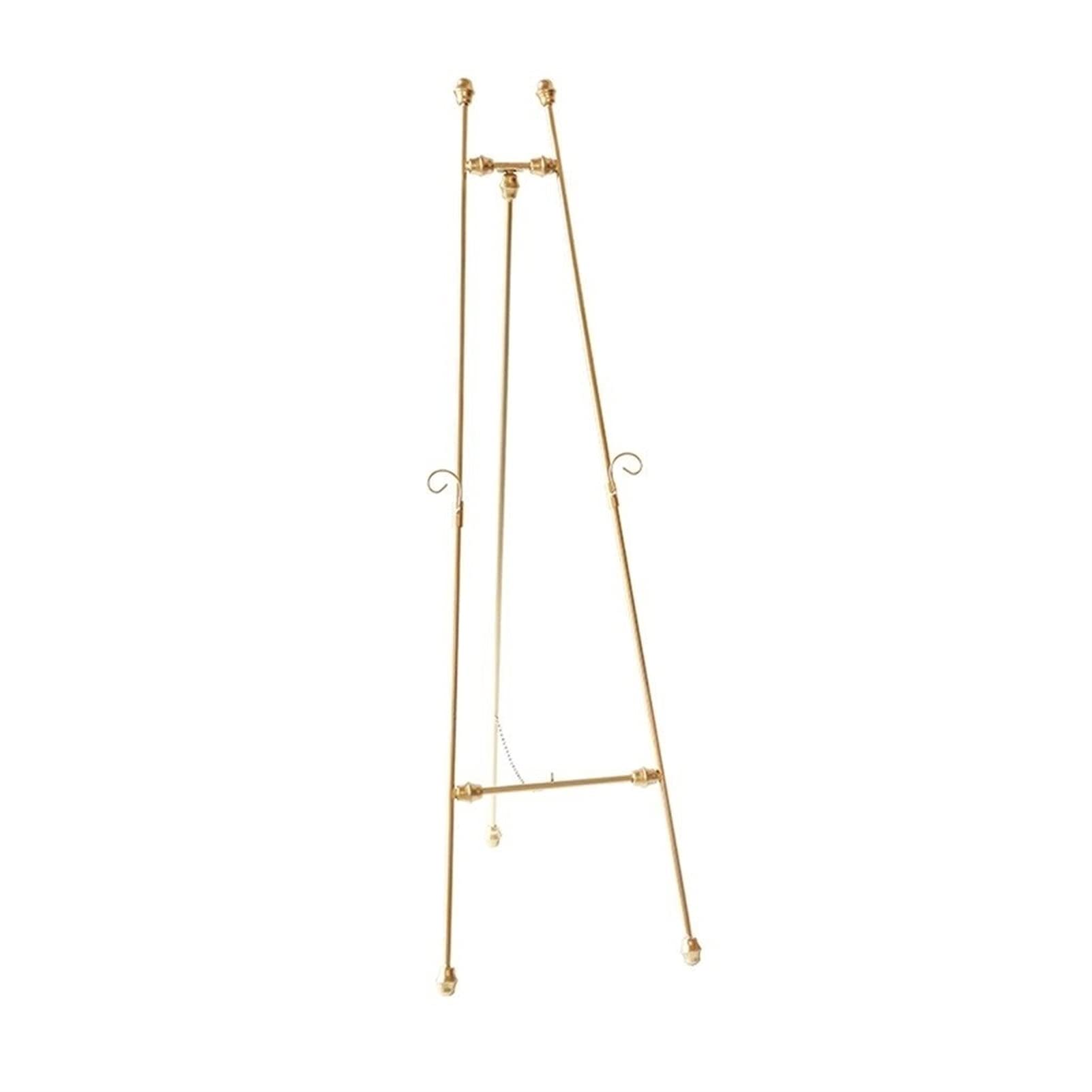 HADECOLL Tripod Wedding Welcome Photo Display Stand,Wrought Iron Carved Oil Painting Easel,Living Room Cross Stitch Bracket,Size_Name-120 Cm