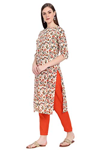 Image of Women's Cotton Straight Kurta