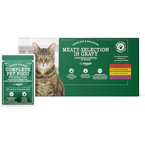 by Amazon Aliment Complet Pour Chats Adultes Sélection à la Viande Cover