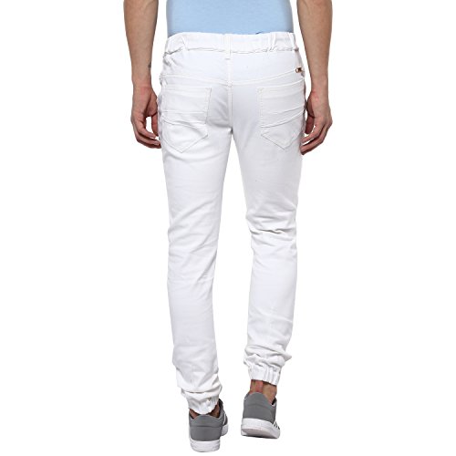 White jean joggers mens Clearance