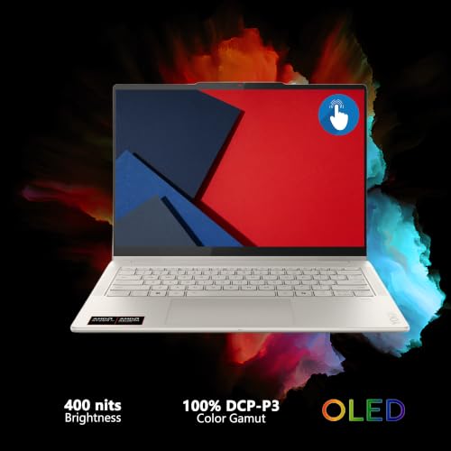 Image of Lenovo Yoga 7 2-in-1 Laptop 14 inch WUXGA OLED Touch (100% DCI-P3, 400nits) AMD Ryzen AI 5 430 (Up to 50 Tops) 16GB DDR5 2TB SSD Backlit for for Creator Designer Business Professional Win11 ICP Hub