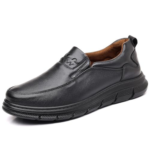 COSIDRAM Mens Casual Loafers Comfortable Soft Classic Moccasin Slip On Daily Walking Shoes