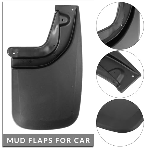 Image of Mud Guard fit for Toyota Tacoma Pickup 2005-2015, No Drilling Required Splash Guards Bendable Mud Guard for Car,Front & Rear 4PCS MudFlaps
