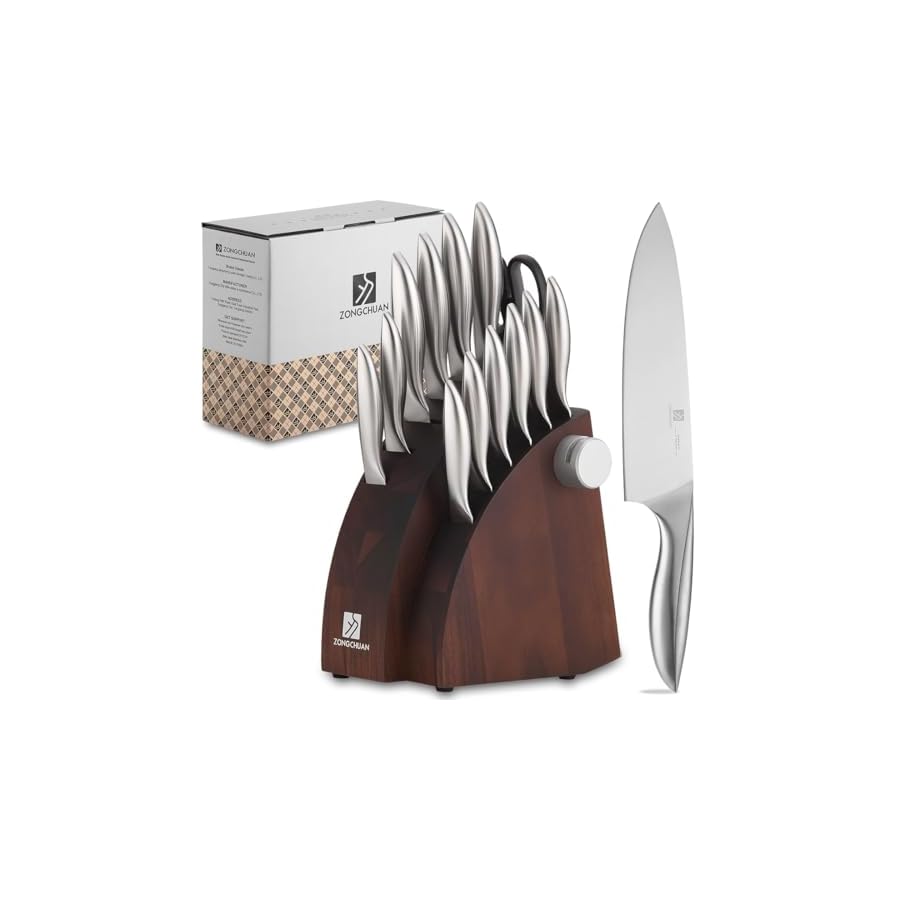 15-Piece-Knife-SetsUltra-Smooth-Cutting-Professional-Grade-SharpOne-Piece-50Cr15Mov-Stainless-Steel-Kitchen-Knife-Block-Set-with-SharpenerHandle-Ergonomic-DesignDishwasher-Safe Zongchuan 15-Piece Knife Sets,Ultra-Smooth Cutting Professional Grade Sharp,One-Piece 50Cr15Mov Stainless Steel Kitchen Knife Block Set with Sharpener,Handle Ergonomic Design,Dishwasher Safe