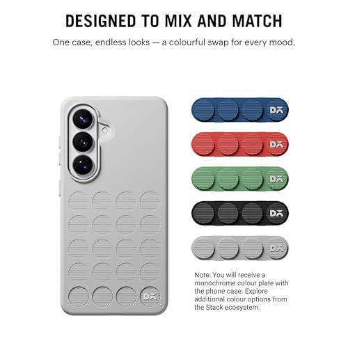 Image of DailyObjects Samsung Galaxy S26 Plus Stack Signature Magnetic Case Cover|Compatible with Magnetic|Camera & Body Protection|Shock /Scratch Proof| Dual Hybrid Protection | Wireless Charging - Slate Grey