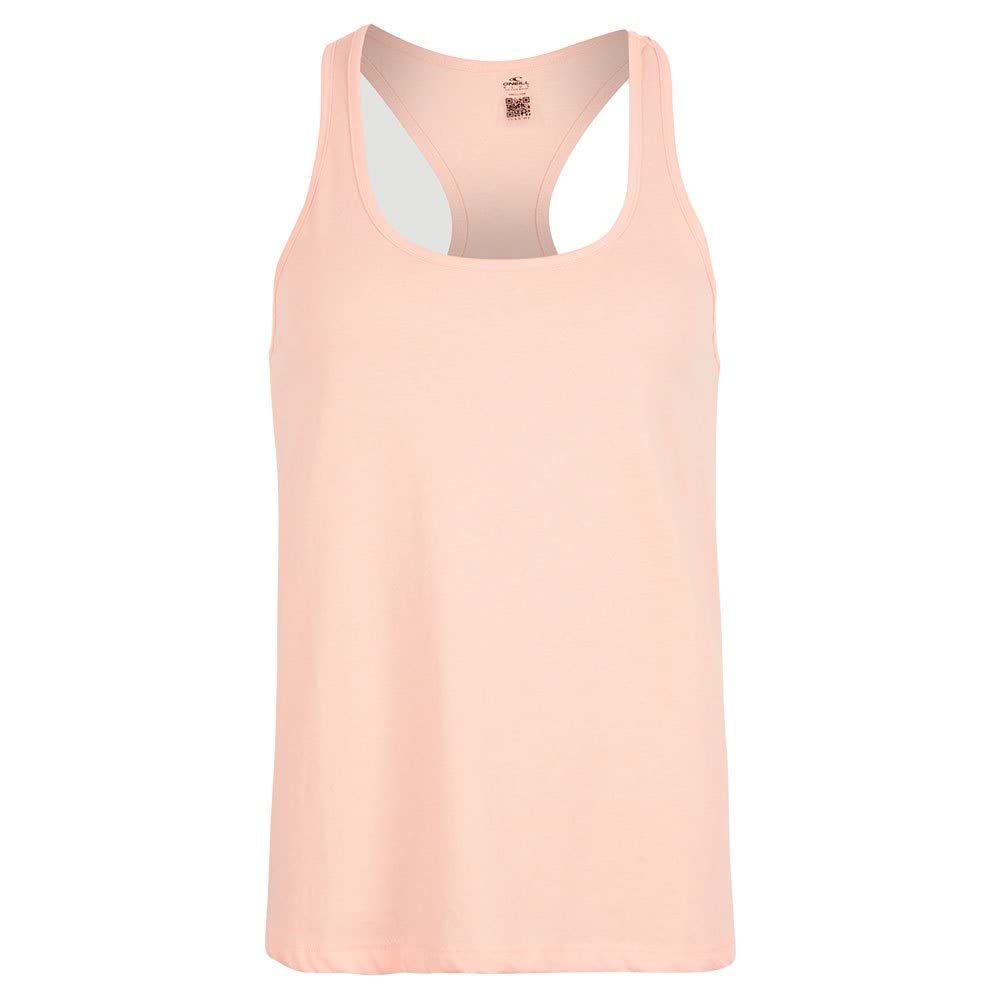 O'NEILL Tanktops Essentials Racer Back Tanktop T-Shirt, 12511 Tropical Peach, Regular (4-Pack) for Women