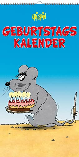 Uli Stein Geburtstagskalender 2024: Wandkalender: Planer für die Wand (Uli Stein Kalender 2024)