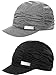 SATINIOR 2 Pieces Women Newsboy Cabbie Cap Beret Hats/Cap Bamboo Baseball Cap Hair Loss Turbans Cloche Cotton Painter Visor Hats Soft Hats for Women