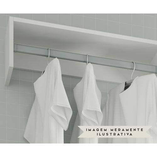 Arara De Roupas Cabideiro De Parede 91cm 100% Mdf