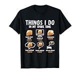 Cheese 6 Things I Do In My Spare Time Tee