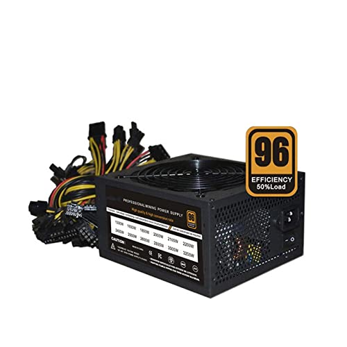 Alimentation 95% d'efficacité 1800W-2000W ATX stable pour 8 GPU Bitcoin