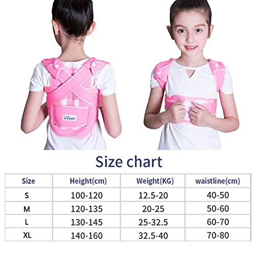 Corrector de postura ajustable para niños y cinturón de soporte de espalda 7
