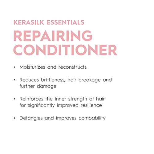 Kerasilk Repairing Conditioner |Deeply Nourishes & Moisturizes | Reduces Breakage & Prevents Further Damage | For Dry, Stressed & Damaged Hair | Ideal For Various Hair Types & Textures | 200Ml #TOP1