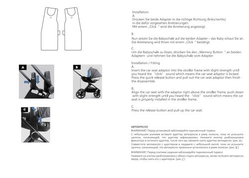 MOON RESEA+ onyx, Kombi-Kinderwagen Edition+, mit Wanne und Sportwagen Sitz, bis 22kg, Kollektion 2025