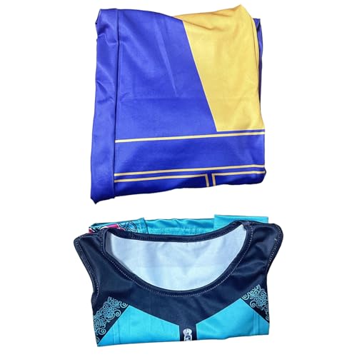 XehCaol Demon Kostüm Oberteil Hose Mädchen Tänzerin Verkleidung Halloween-Kostüm Cosplay-Outfits (Zoey 6-7Y/130)