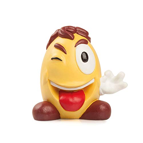 Egan OV01 Oval Figurine, Model Ok, Ceramic, Yellow, 7 x 7 x 9 cm