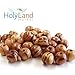 Holy Land Market Rosary Beads - 60 Round 6mm Bethlehem Olive Wood Beads, Handcrafted Holy Land Wood Beads with Certificate of Authenticity