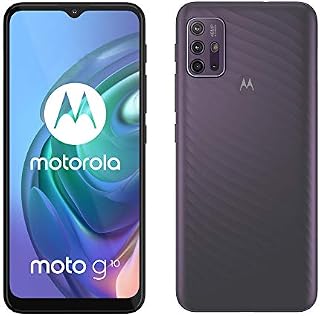 Moto G10 (6.5" Max Vision HD+, Qualcomm Snapdragon, 48MP quad camera system, 5000 mAH battery, Dual SIM, 4/64GB, Android 11), Aurora Grey