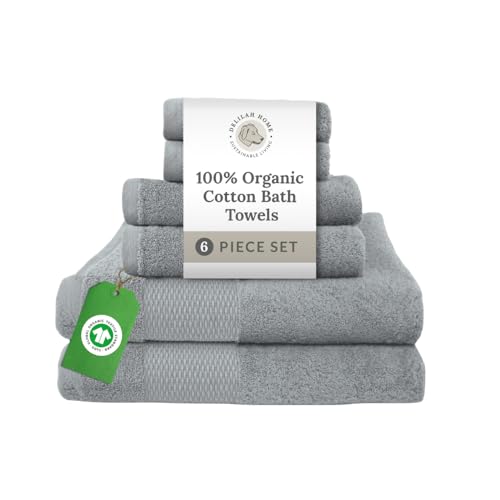 100% Organic Turkish Cotton Towel Set (6 Piece)