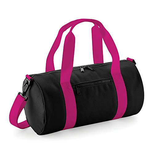 Mini Barrel Bag (One Size) (Classic Pink/White)4