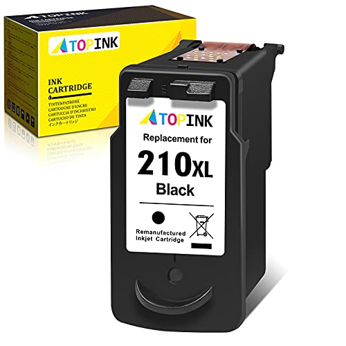 ATOPINK Remanufactured Ink Cartridge Replacement for Canon PG-210XL 210 XL 210XL (1 Black) Work with Pixma MP280 MP495 MX410 MX340 MP250 MX320 MP490 MP480 MX420 iP2700 MP240 MX330 iP2702 MP230 Printer