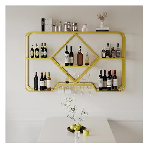 Casier à vin mural compact à 3 niveaux pour optimiser les petits salons - 2
