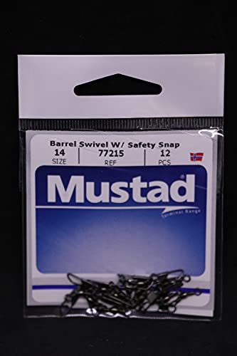 Émerillons Mustad taille 14 pour vos sessions de pêche aux carnassiers en étang