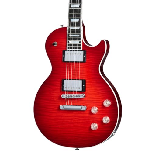 Gibson Les Paul Modern Figured Cherry Burst – Guitare Électrique à Coupe Simple - Les Beatles, Paul McCartney, John Lennon, RIngo Starr, George Harrison Gibson Les Paul Modern Figured Cherry Burst - Guitare Électrique à Coupe Simple – Image 5