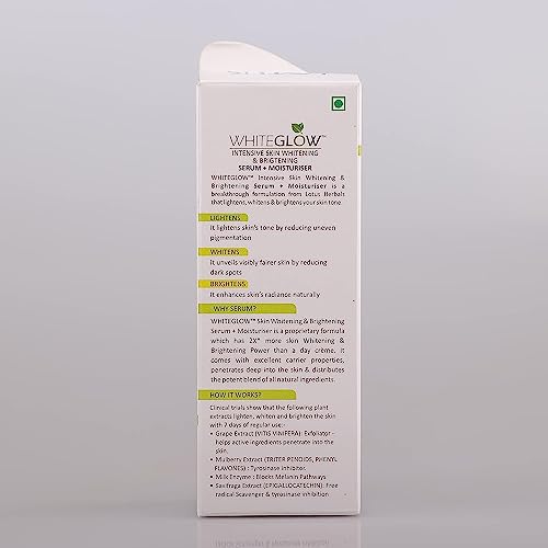 Lotus Herbals WhiteGlow Intensive Skin Whitening,Brightening Serum + Moisturiser, 30ml, 30 ml (Pack of 1) - Image 4