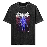 professional print T-Shirt Fashion Short Sleeve Archspire Round Neck, Short Sleeve Cotton T-Shirt Black L