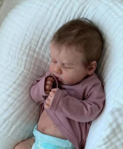 Muñeca Reborn Baby Doll realista 50 cm cuerpo completo miniatura 6