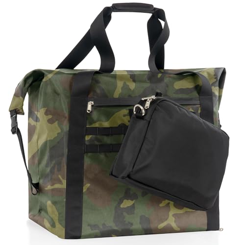 Xtreme Sight Line ~ G CUBƎ 100 Faraday Bag + XTECH Faraday Bag for Medium to Large Generators and Electronics ~ Protects Against EMP/CME/EMF/RF ~ Woodland Camo Combo