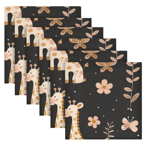 Servilletas de Tela Cuadradas Satinadas Pack x6 miniatura 6