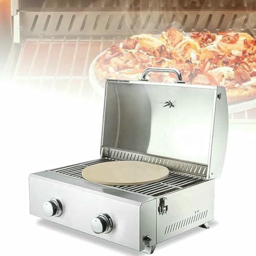 Gas Pizza Oven - Stainless Steel Countertop Appliance for Pizza, Pretzels and More - Single-layer Multi-mount Toaster