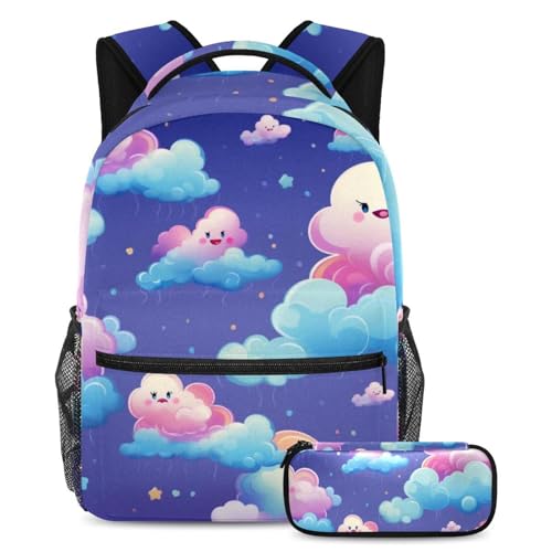 Sac à dos pour garçons et filles avec trousse à crayons intégrée