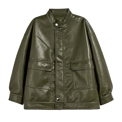 Betusline Kids Boys Motorcycle Faux Leather Jackets, 4-14 Years