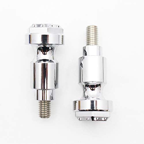 Image of Rear Seat Thumb Screw Bolt, Quick Mount Tail Bolts Screws Cap Compatible with Suzuki GSX1300R Hayabusa 1999-2020 (2 PCS, Chrome)