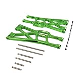 Atomik RC Alloy Front/Rear Lower Arm Green fits The Traxxas X-Maxx Replaces Traxxas Part 7730 RC Car & Truck Parts