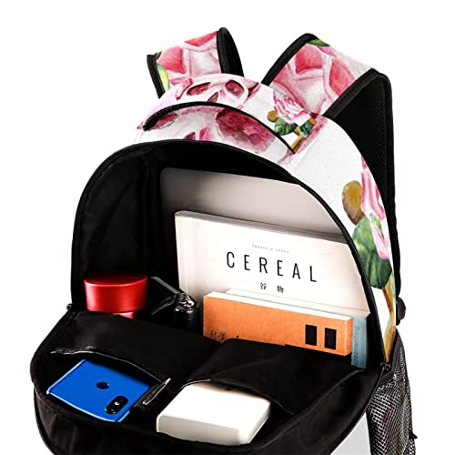 Sac à dos de voyage licornes noires avec rangement