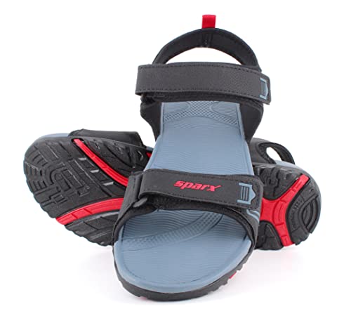 Image of Sparx Men's Sandal, Black Bluish Grey, 6 UK