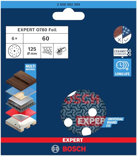 Bosch Accessories 2608902399 Disque abrasif Diamètre 125 mm 6 pc - vue 3