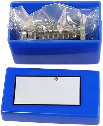 2 PCS 4x8 7-Digit Backward Jump Roman Numbering Machine for Printing Press