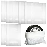 BEELUKY 8 Stück Reifentaschen 40x30cm Reifenabdeckung, Reifensäcke Reifenschutzhülle Auto Reifentasche Wasserfeste Feuchtigkeitsbeständig für Sauberer Transport und Lagerung