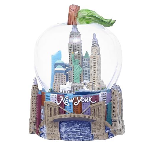 New York City Classic Apple Snow Globe 65mm