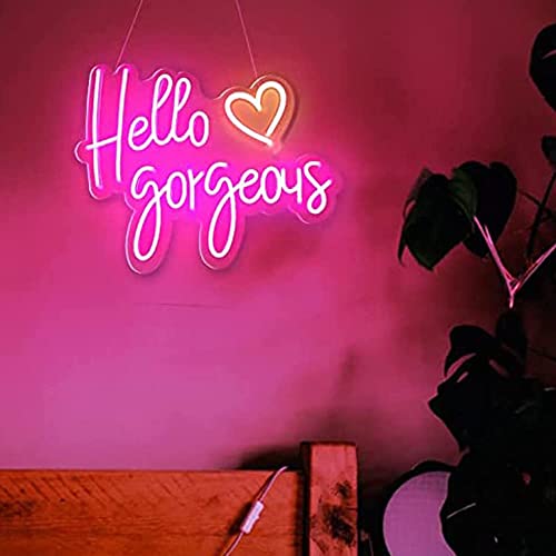 Image of LED Neon Sign Night Light for Wall Party Decor Bedroom Room Bar Wedding Home Birthday Art Decoration Christmas with USB Chain Light modulator 5v (lets party blue)